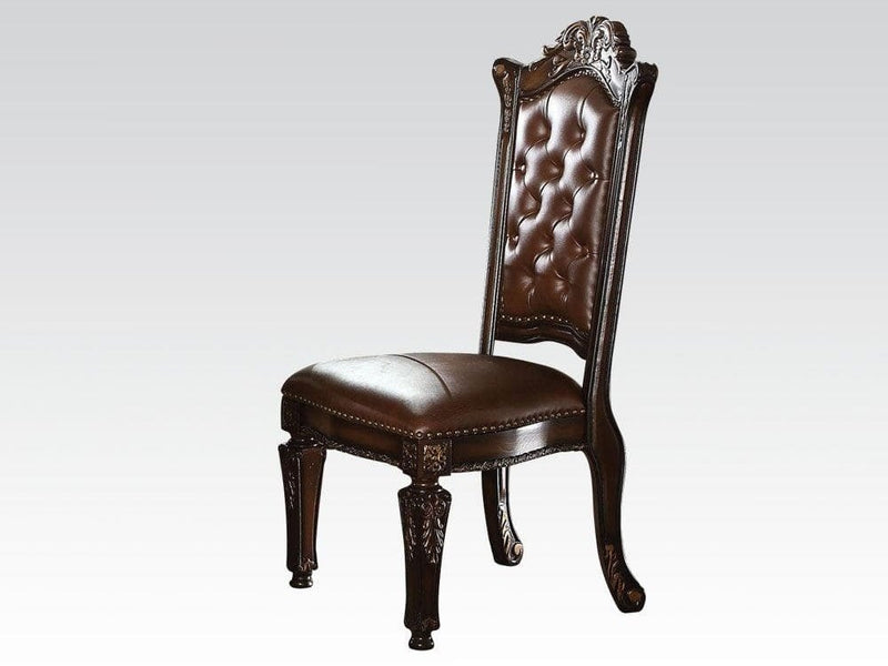 Acme Vendome Dining Side Chair with Leather-Like Uphostery (Set of 2) 62004 - Ornate Home