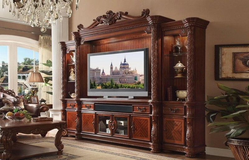 Acme Vendome Entertainment Center in Cherry 91315 - Ornate Home