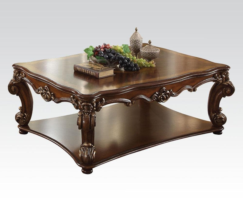 Acme Vendome Rectangular Coffee Table in Cherry 82000 - Ornate Home