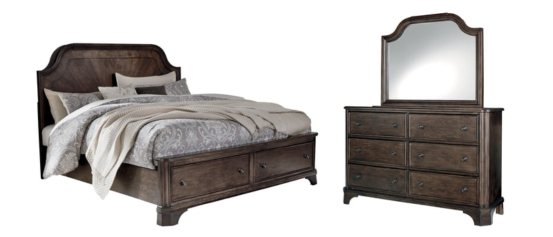 Adinton 5-Piece Bedroom Set - Ornate Home