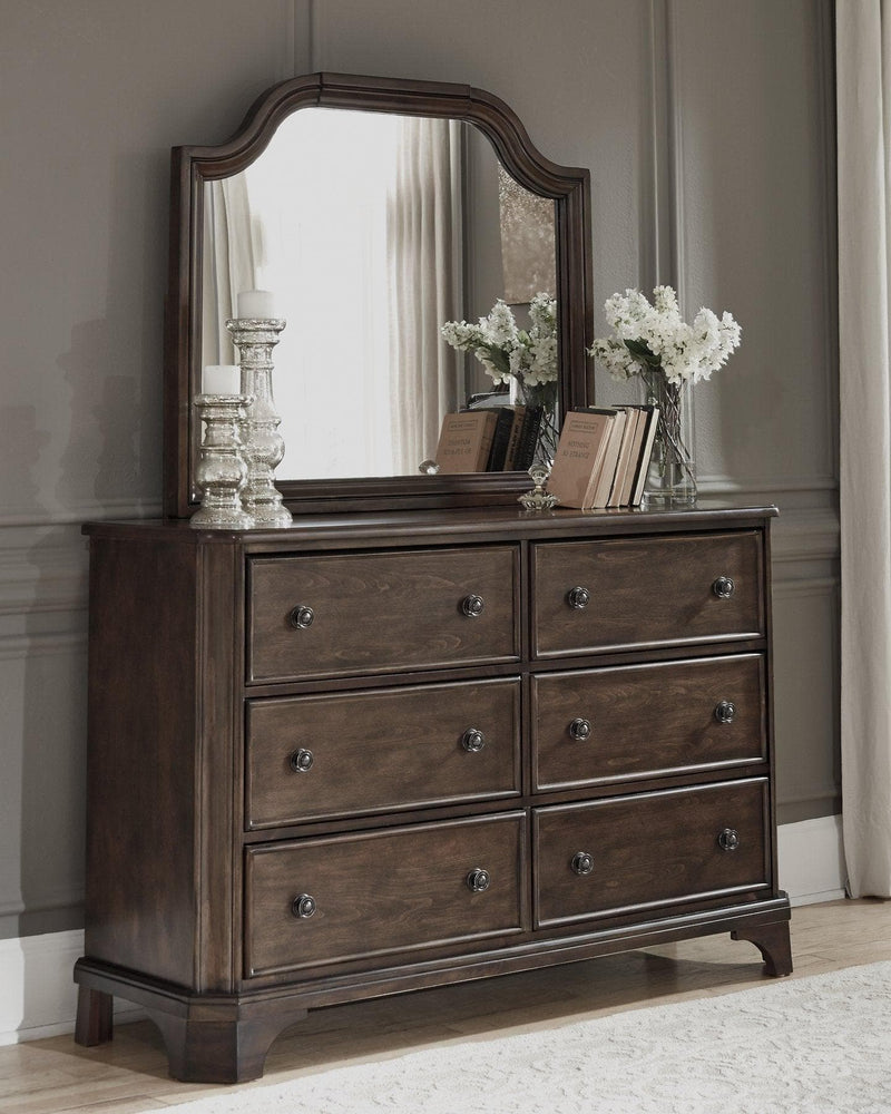 Adinton Dresser and Mirror - Ornate Home