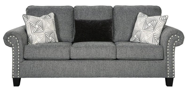 [SOFT OPENING DEAL] Agleno - Charcoal - 2pc Living Room Set - Ornate Home