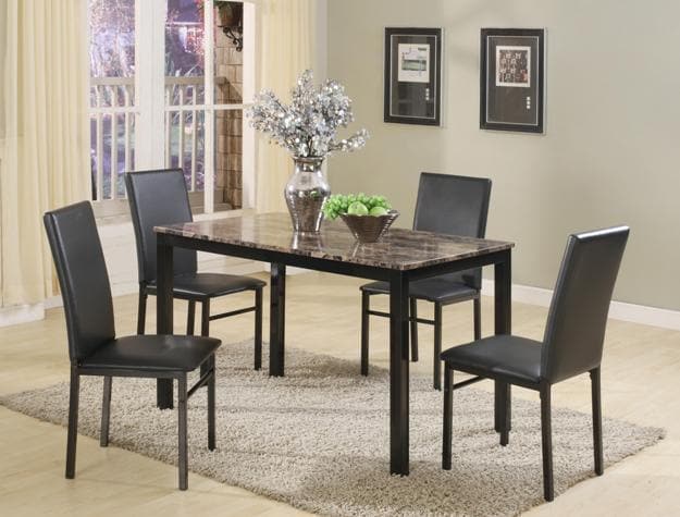 Aiden 5-Piece Dining Set - Ornate Home