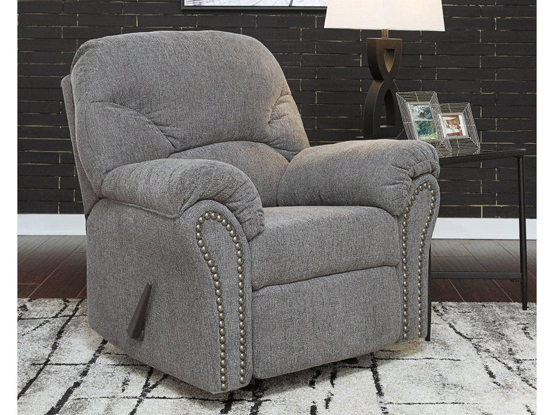 Allmaxx - Pewter - Rocker Recliner - Ornate Home