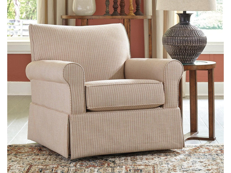 Almanza Swivel Glider Accent Chair - Ornate Home