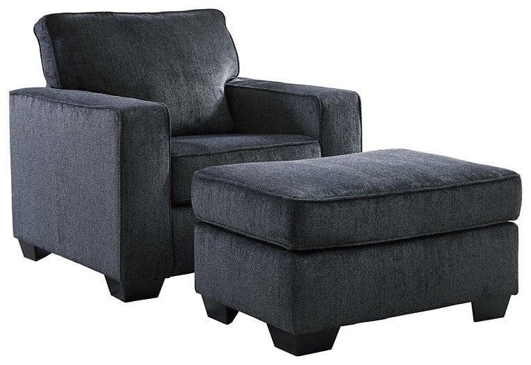 Altari Chair & Ottoman - 2pc - Ornate Home