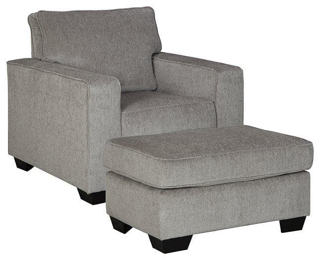 Altari Chair & Ottoman - 2pc - Ornate Home