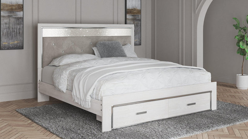 Altyra King Panel Platform Bed - Ornate Home