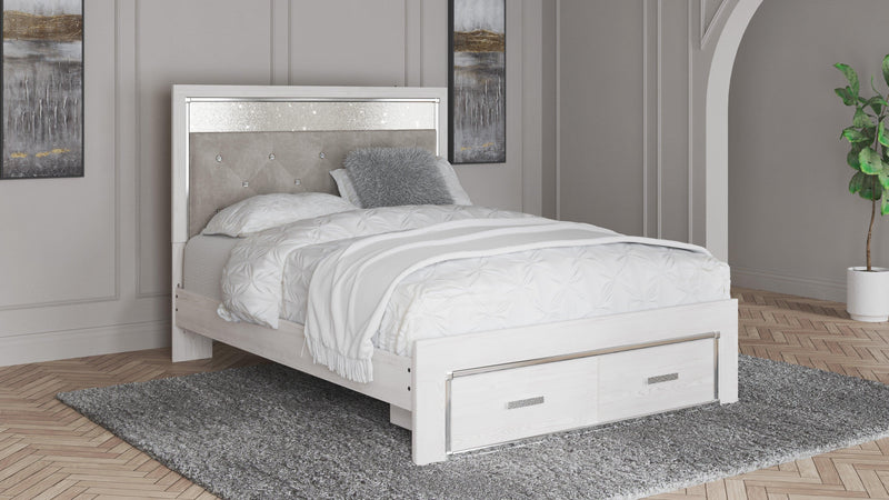 Altyra Queen Upholstered Storage Bed - Ornate Home