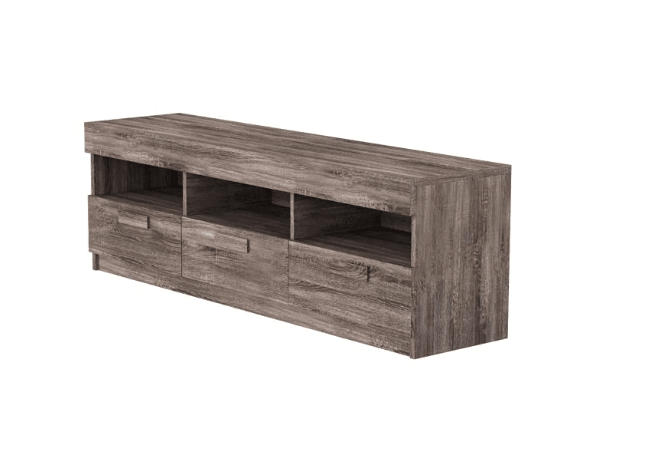 Alvin - Rustic Oak - 60" TV Stand - Ornate Home