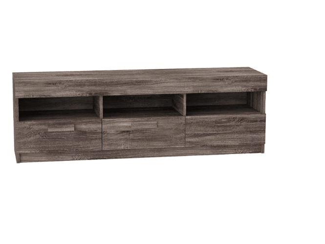 Alvin - Rustic Oak - 60" TV Stand - Ornate Home