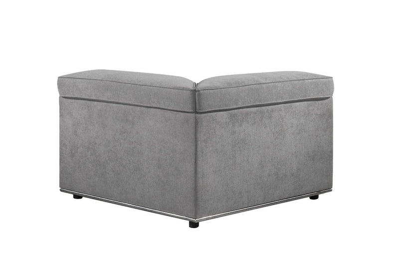 Alwin - Dark Gray - 4pc Sectional Sofa - Ornate Home