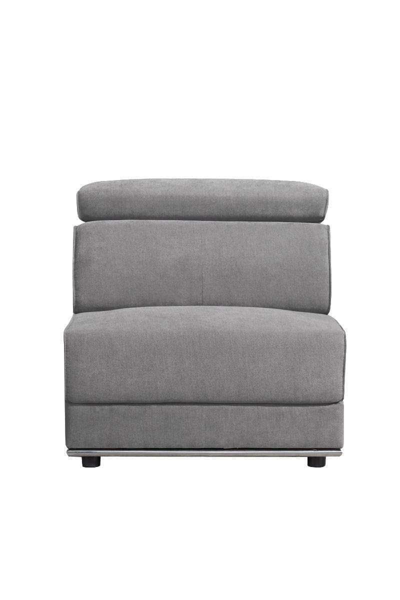 Alwin - Dark Gray - 4pc Sectional Sofa - Ornate Home