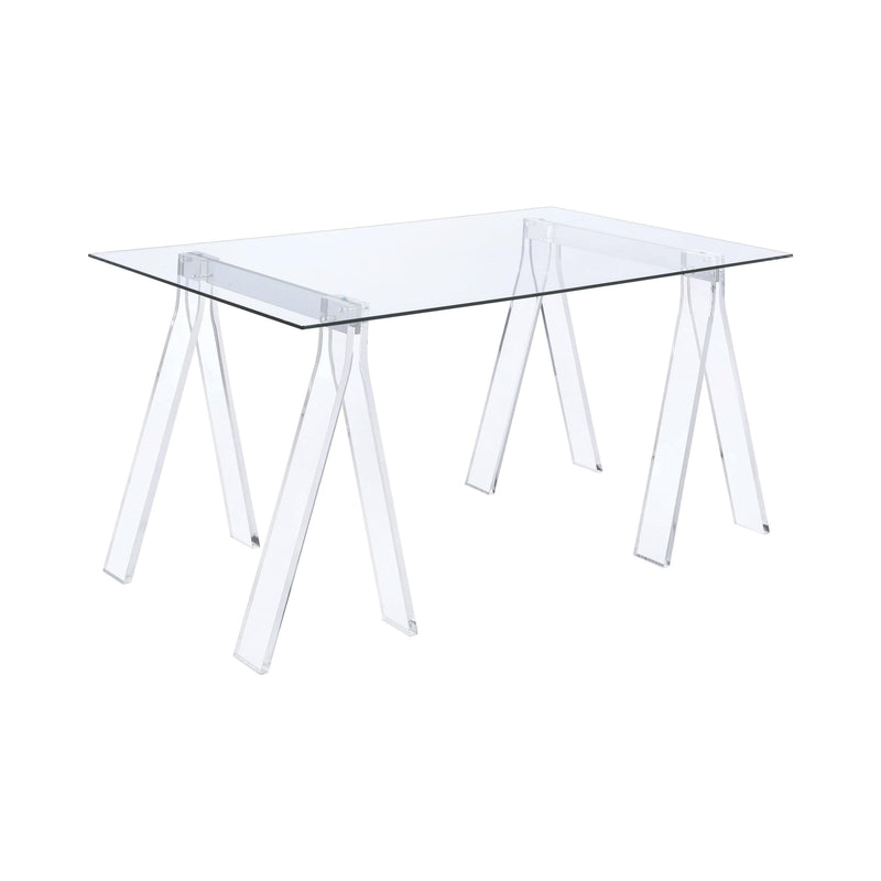 Amaturo - Clear Acrylic - Writing Desk - Ornate Home