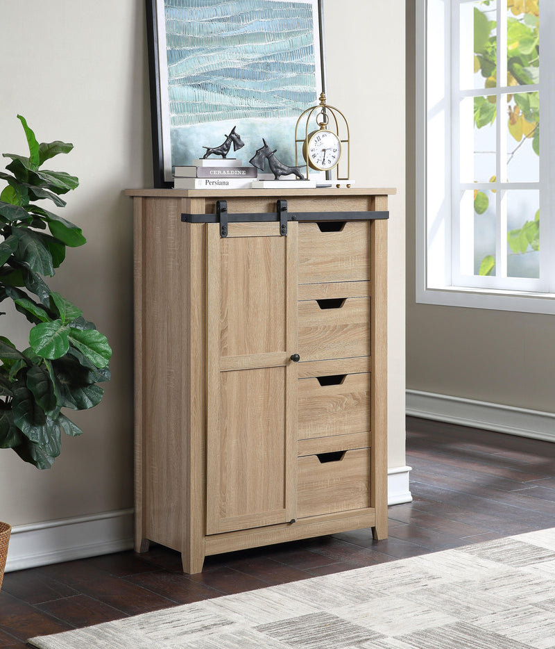 Ambrose Natural Wardrobe - Ornate Home