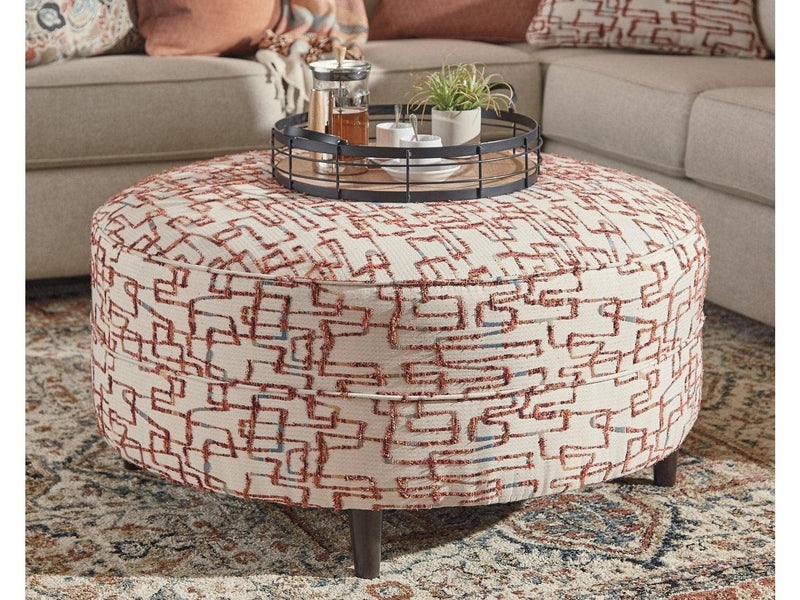 Amici Oversized Accent Ottoman - Ornate Home