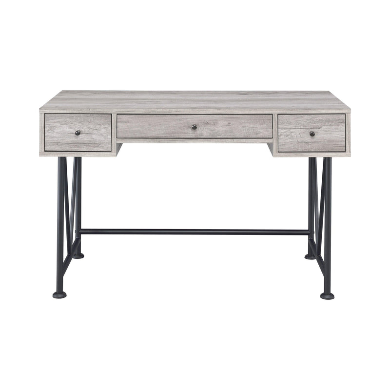 Analiese - Grey Driftwood & Black - Writing Desk - Ornate Home