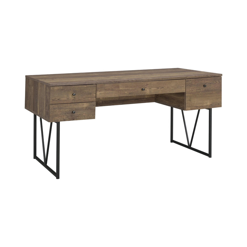 Analiese - Rustic Oak - Writing Desk - Ornate Home