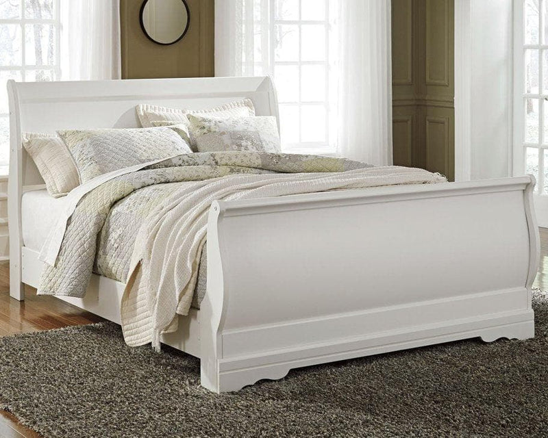 Anarasia Queen Sleigh Bed - Ornate Home