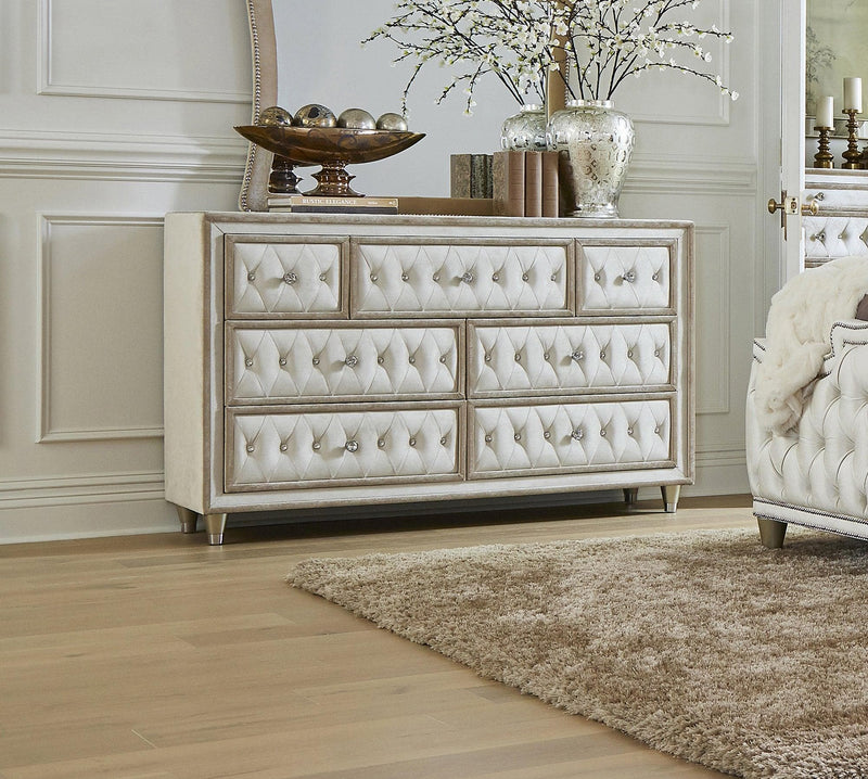 Antonella - Ivory & Camel - Dresser - Ornate Home