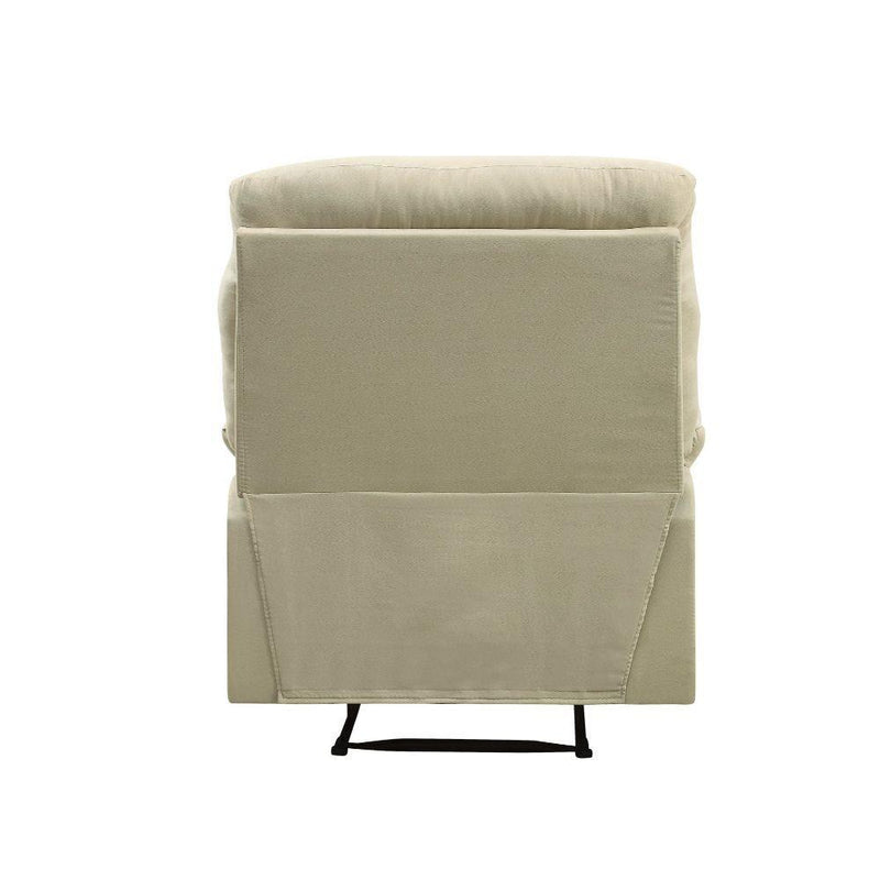 Arcadia - Beige Microfiber - Recliner (Motion) - Ornate Home