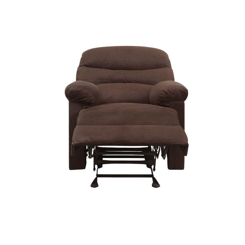 Arcadia - Chocolate Microfiber - Glider Recliner (Motion) - Ornate Home