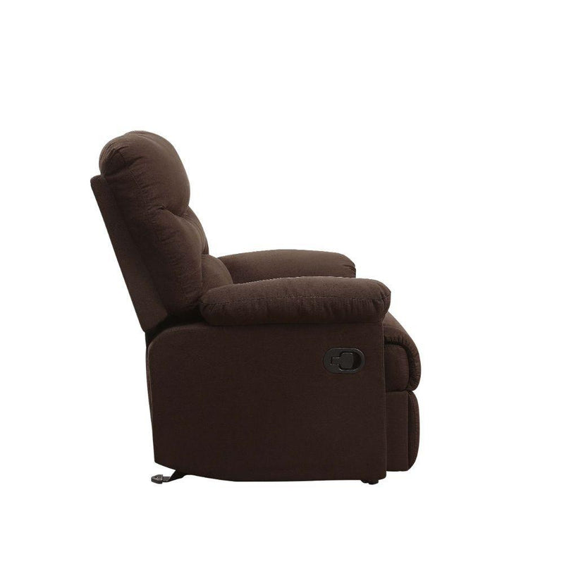 Arcadia - Chocolate Microfiber - Glider Recliner (Motion) - Ornate Home