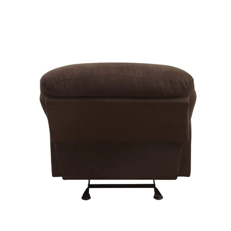 Arcadia - Chocolate Microfiber - Glider Recliner (Motion) - Ornate Home