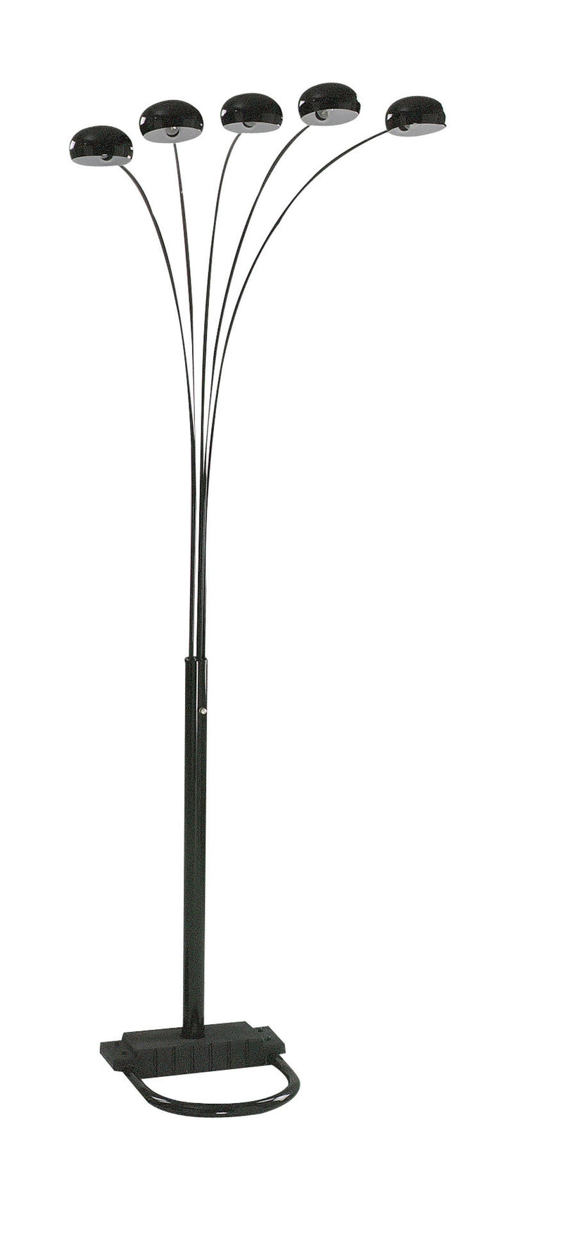 Arched Tree - Black - Floor Lamp w/Strong Balanced Weighted Stable Base - Ornate Home