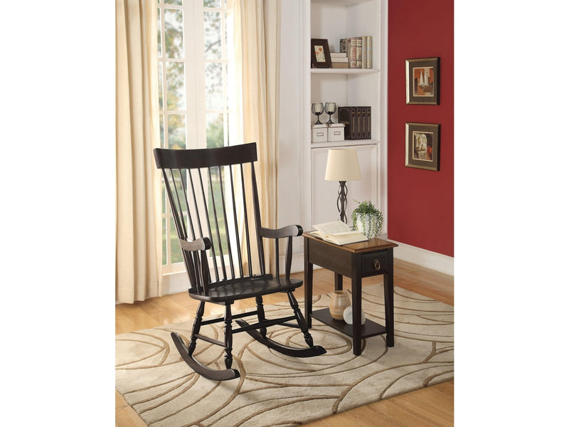 Arlo Black Rocking Chair - Ornate Home