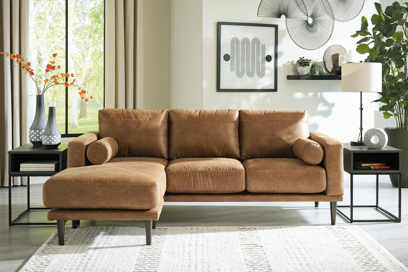 [CYBER WEEK]Arroyo - Caramel - Reversible Sectional Sofa - Ornate Home