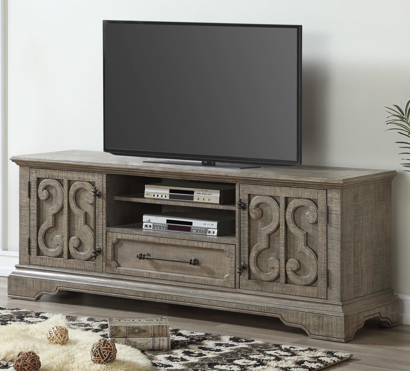 Artesia Salvaged Natural TV Stand - Ornate Home