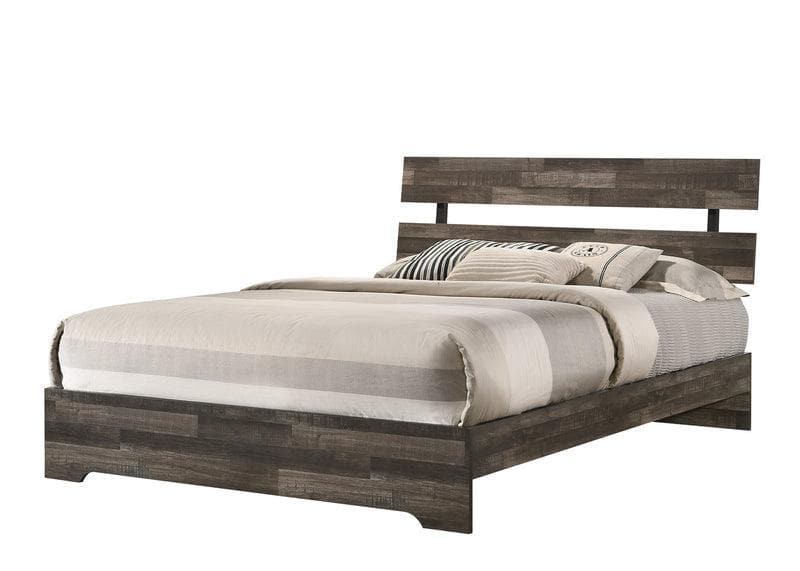 Atticus Brown Twin Panel Bed - Ornate Home