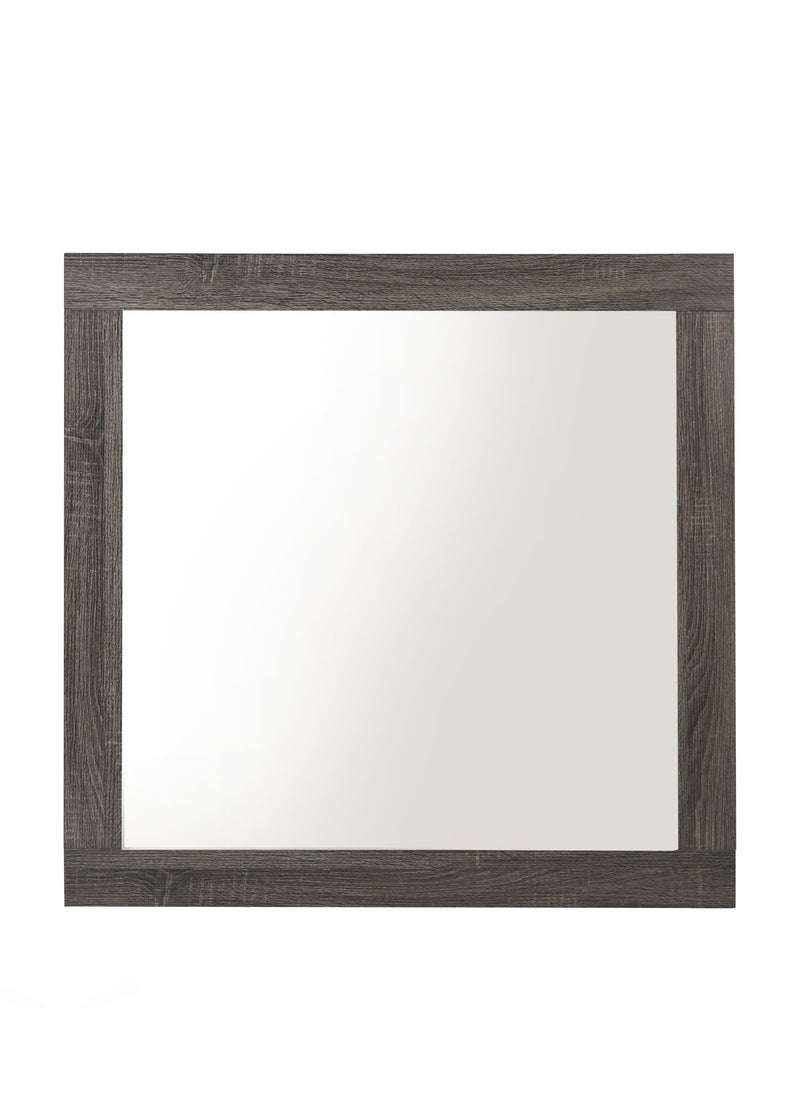 Avantika Rustic Gray Oak Mirror - Ornate Home