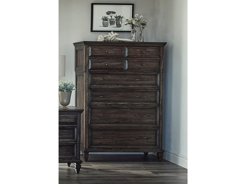 Avenue - Weathered Burnished Brown - Chest - Ornate Home