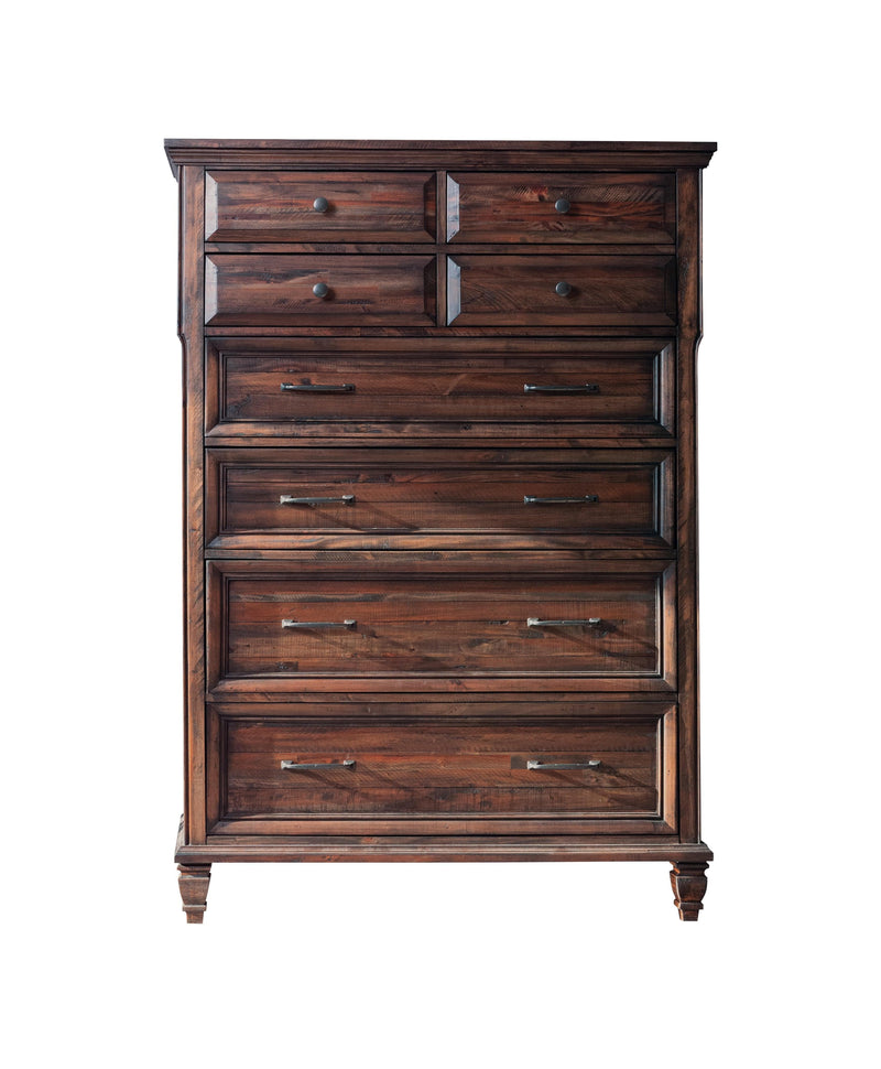 Avenue - Weathered Burnished Brown - Chest - Ornate Home