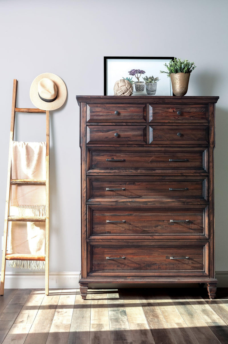 Avenue - Weathered Burnished Brown - Chest - Ornate Home