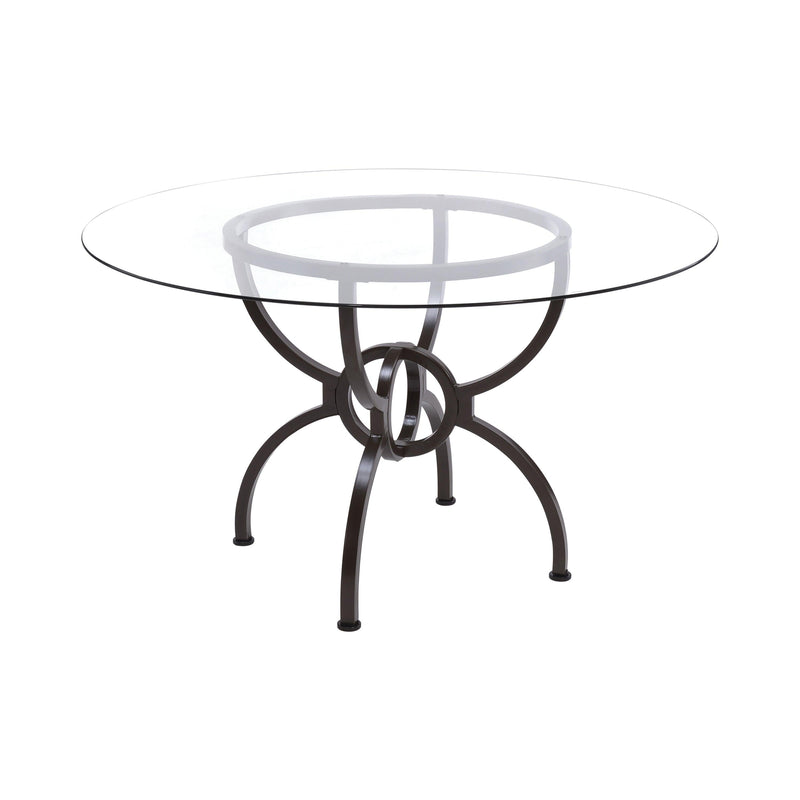 Aviano - Gunmetal - Dining Table Base - Ornate Home