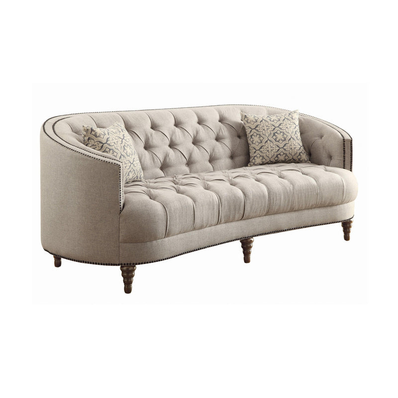 Avonlea - Beige - Stationary Sofa - Ornate Home