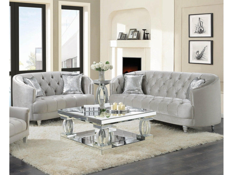 Avonlea - Grey - 2pc Living Room Set - Ornate Home