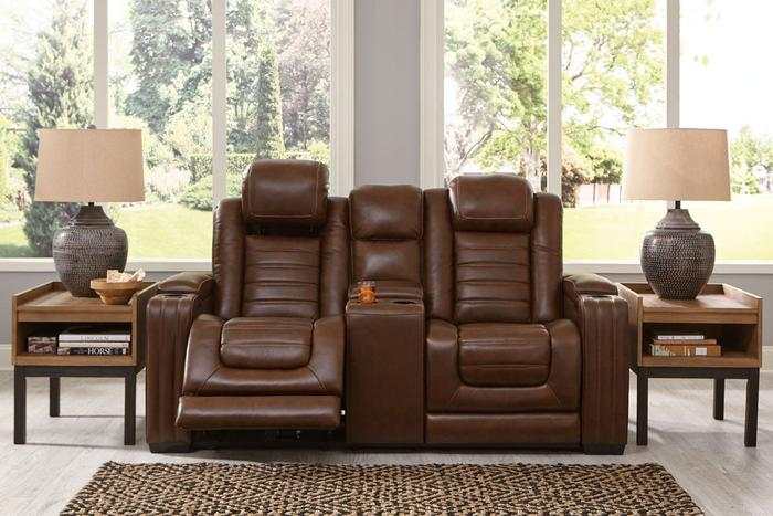 [CYBER WEEK] Backtrack - Chocolate - Power Reclining Sofa, Loveseat & Chair / 3pc Set - Ornate Home