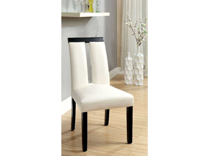 Luminar Black & White Dining Chair (Set of 2)