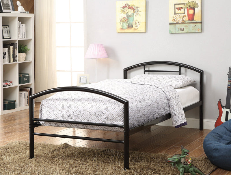 Baines Twin Metal Bed - Ornate Home