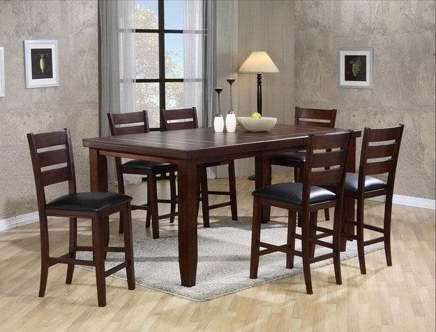 Bardstown Cherry Counter Height Dining Set - Ornate Home