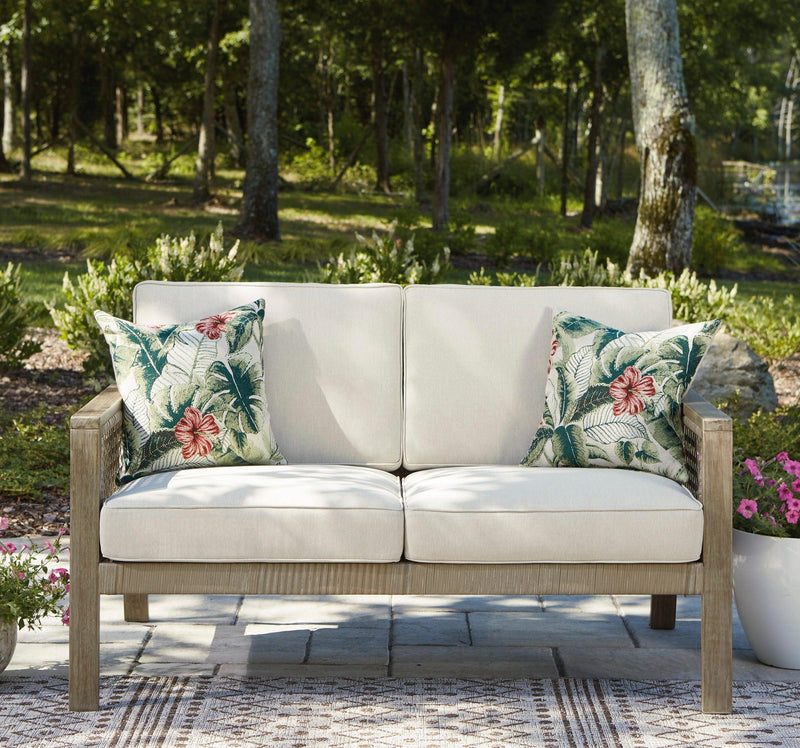 [CYBER WEEK] Barn Cove Outdoor Loveseat w/ Cushion - Ornate Home