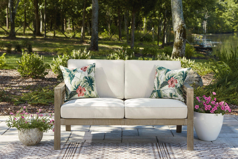 [CYBER WEEK] Barn Cove Outdoor Loveseat w/ Cushion - Ornate Home