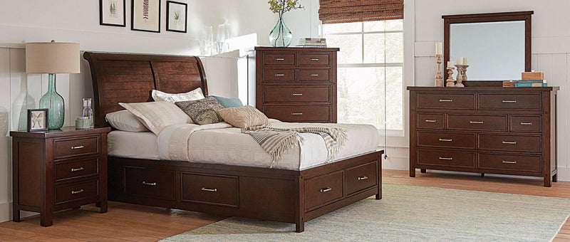 Barstow - Pinot Noir - Queen Bed w/ Storage - Ornate Home