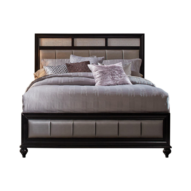 Barzini - Black & Grey - California King Bed - Ornate Home