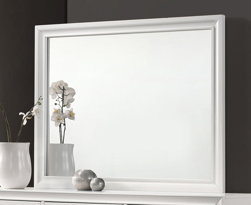 Barzini - White - Dresser Mirror - Ornate Home