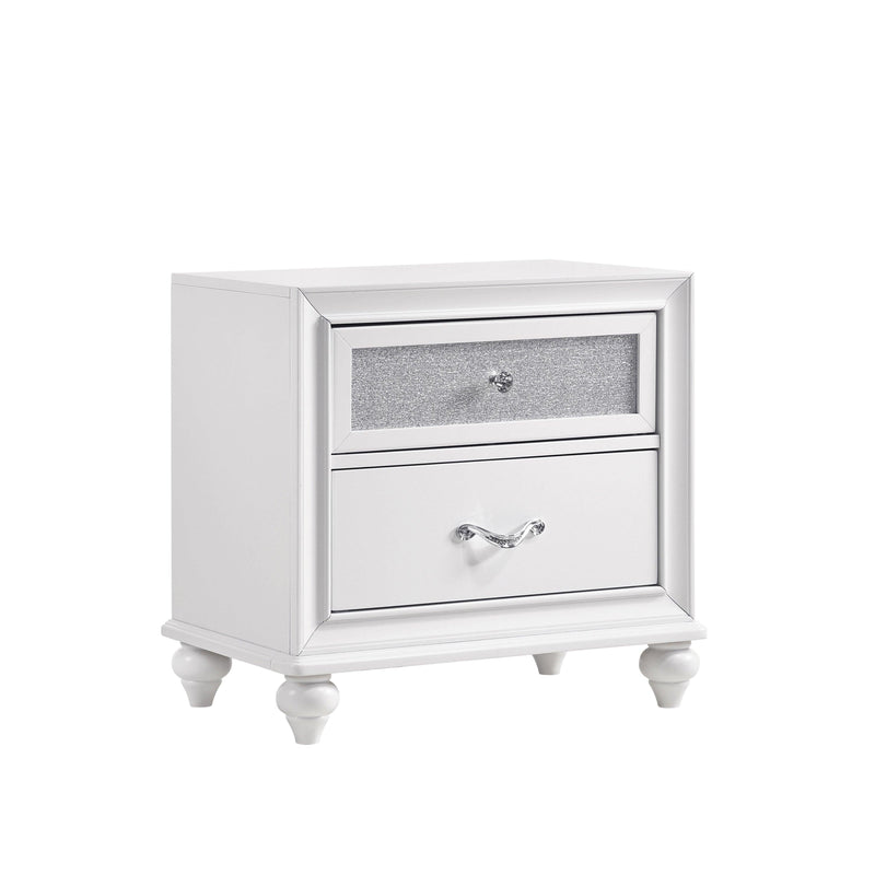 Barzini - White - Nightstand - Ornate Home